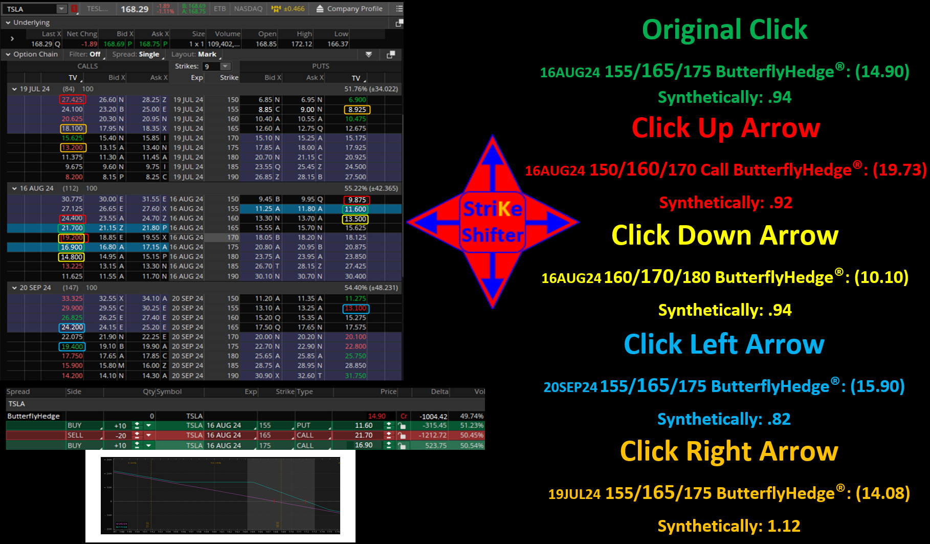StriKeShifter directional navigation